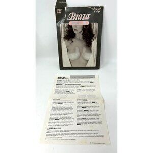 Vintage Braza Strapless Adhesive Bra - 3 Pair